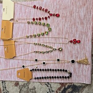 MONET WOMEN'S FASHION JEWELRY BUNDLE OF 6 ITEMS